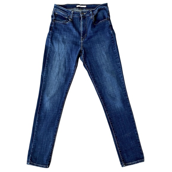 Levi’s 721 High Rise Skinny Jeans Dark Wash Size 30 - Picture 2 of 6